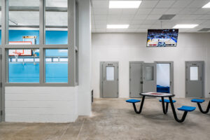 Interior view of Wayne County Criminal Justice Complex