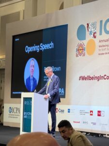 ICPA Acting President David Brown delivered opening remarks.