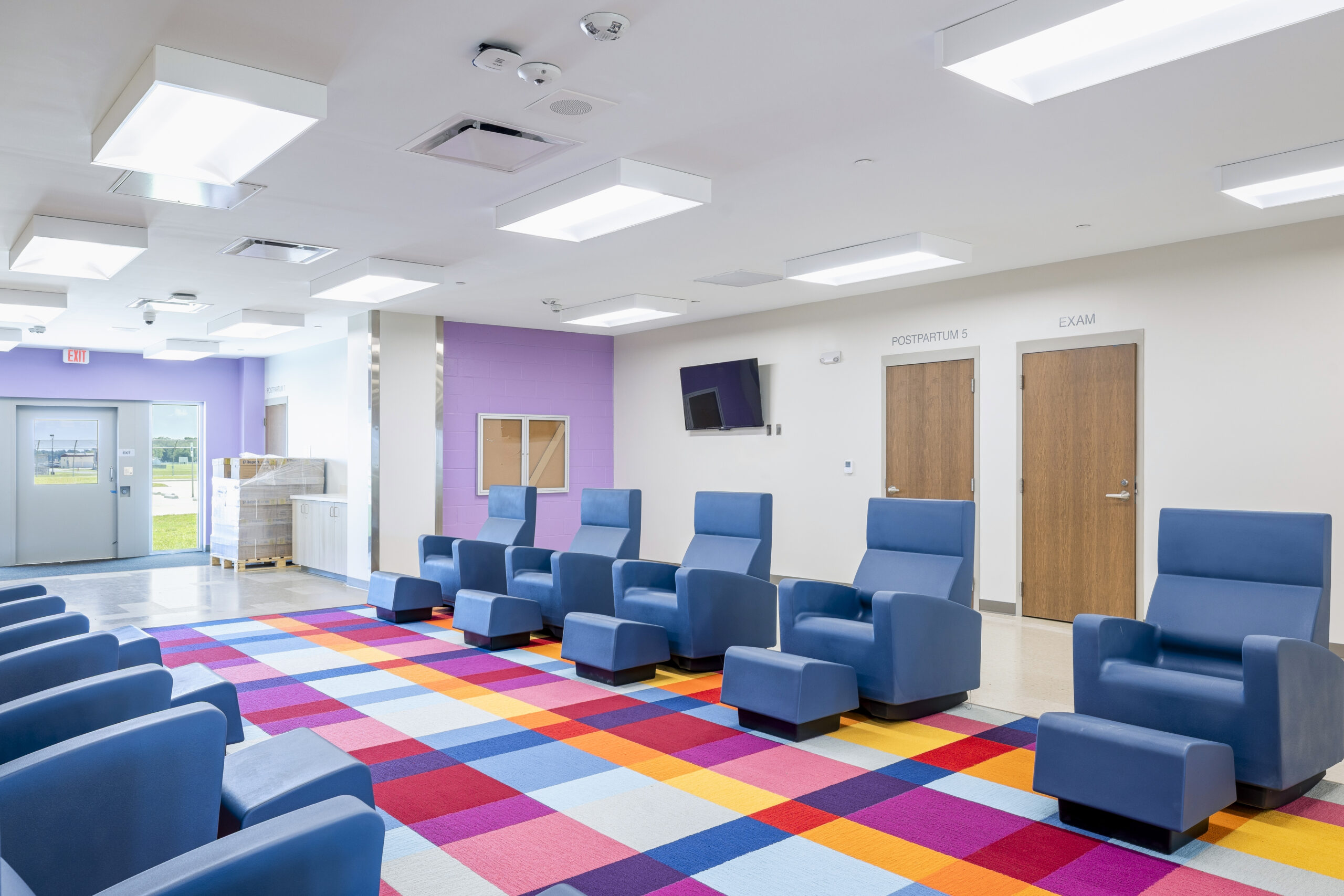 Control center interior