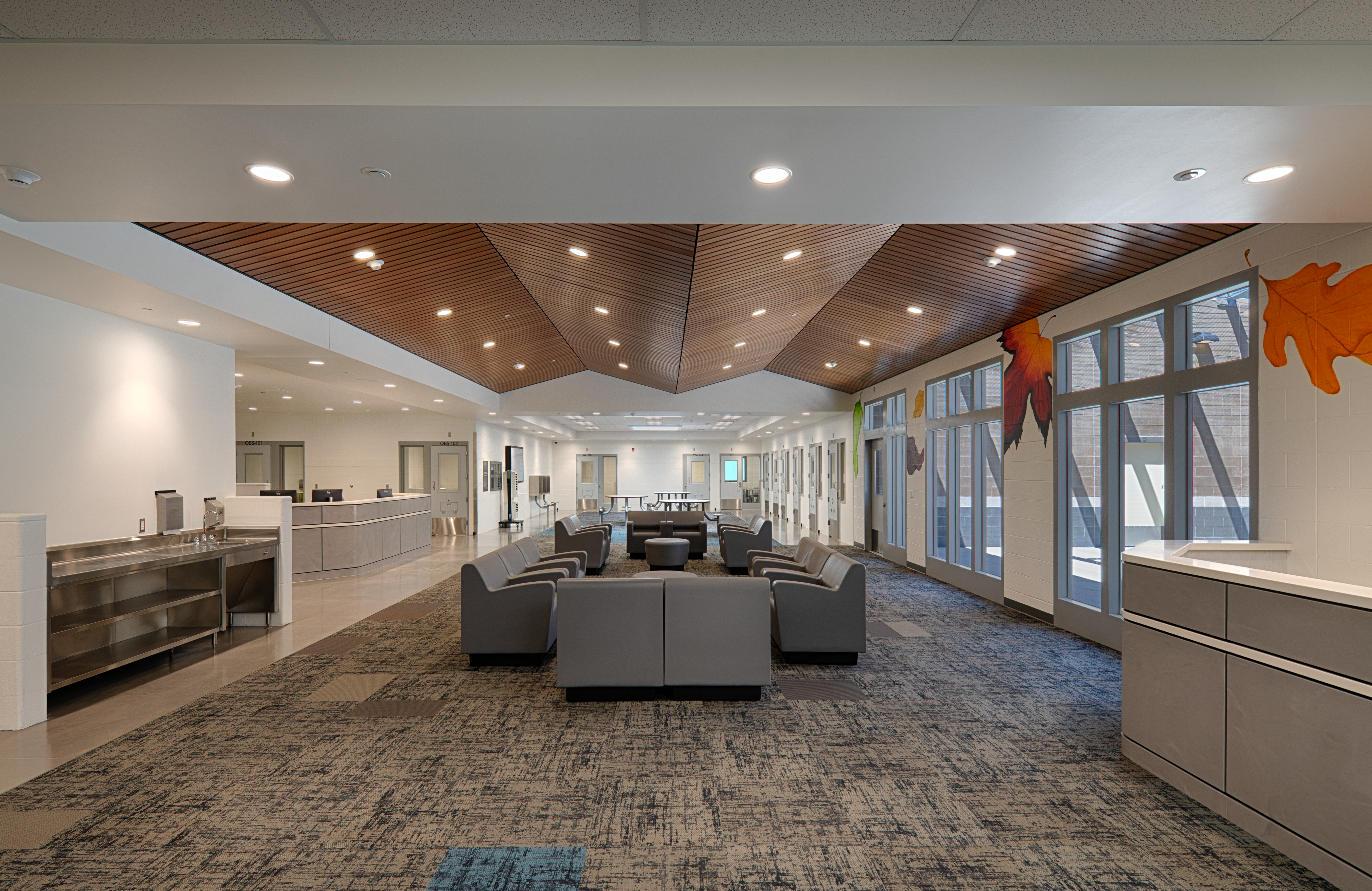 Control center interior