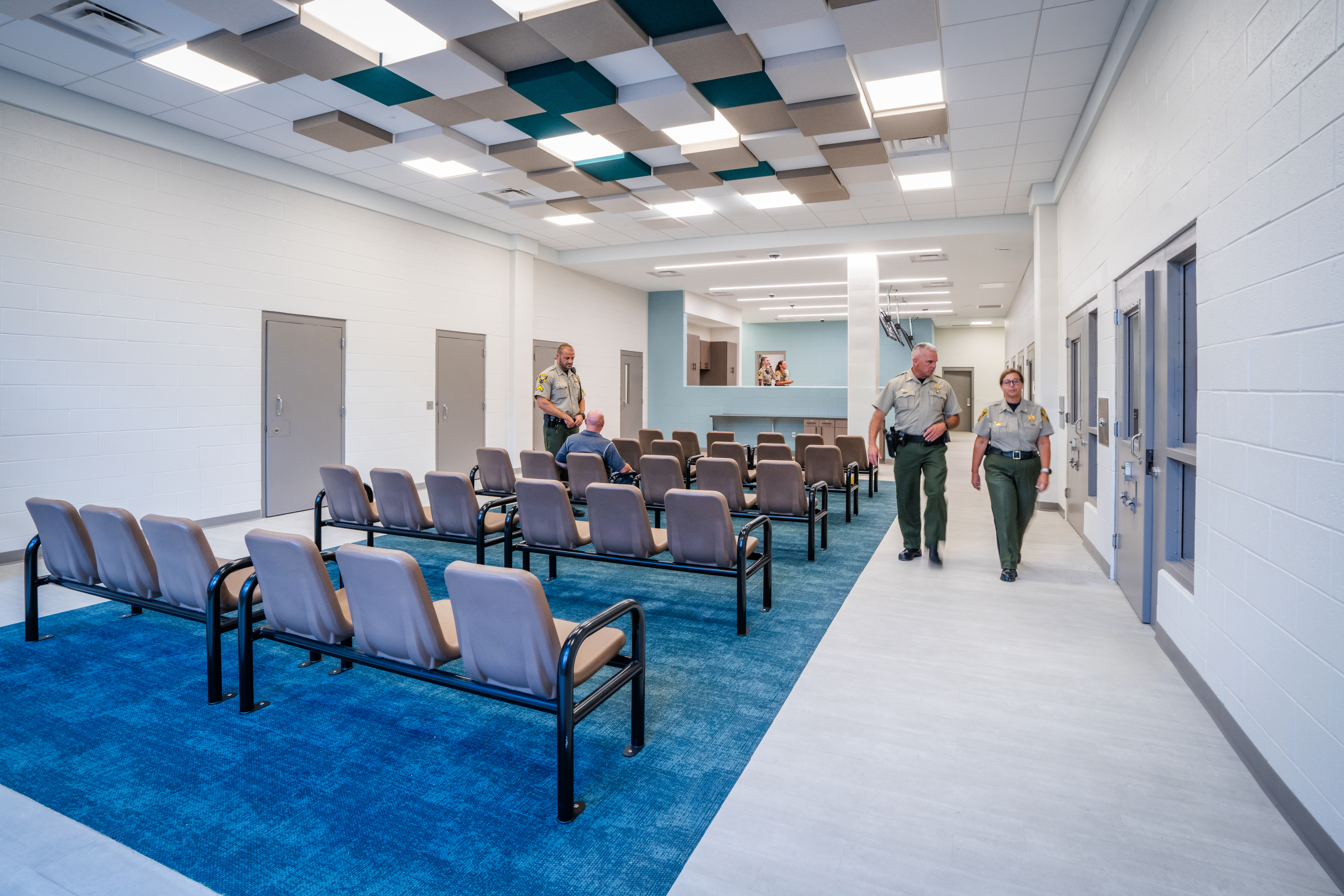 Control center interior