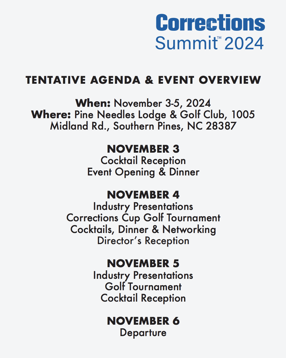 Corrections-Summit-Agenda