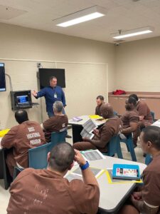 Inmates involved in the JUST program at DuPage County have the opportunity to take vocational and educational courses.
