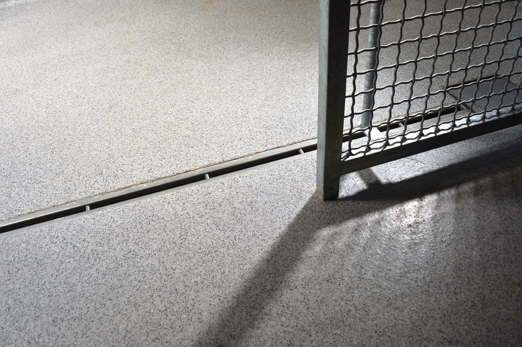a Silikal flooring system in a correctional facility