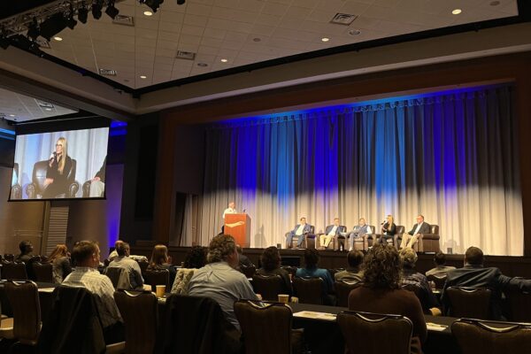 panel discussion on stage