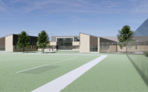 exterior rendering of Dane County Juvenile Detention Center