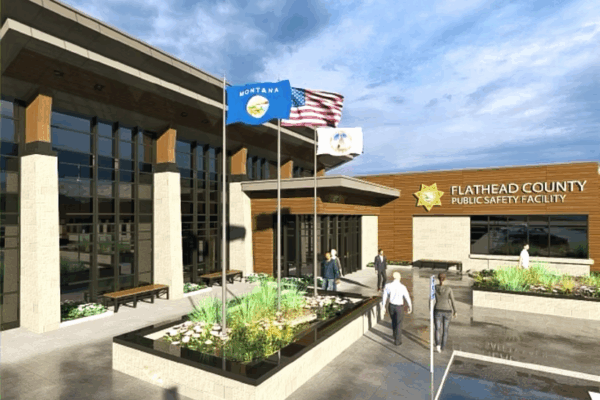 rendering of new Flathead County Detention Center