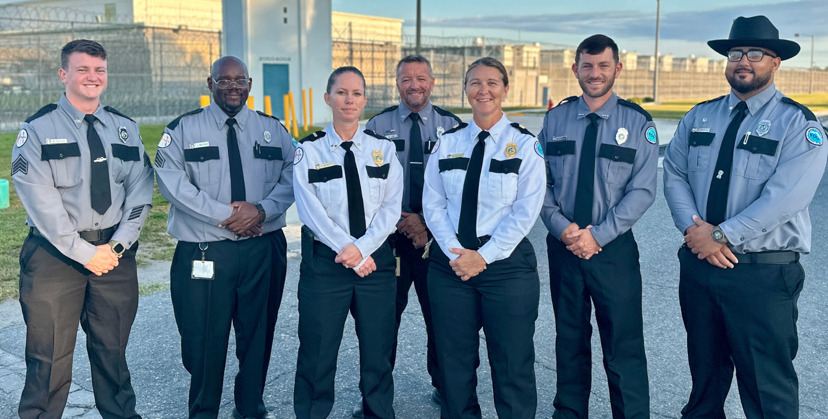 seven Florida Department of Corrections officers