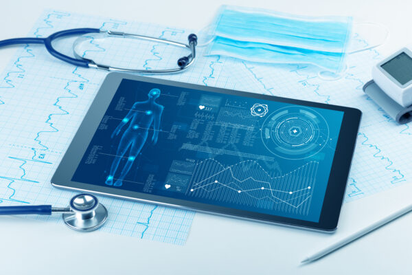 Medical full body screening software on tablet and healthcare devices