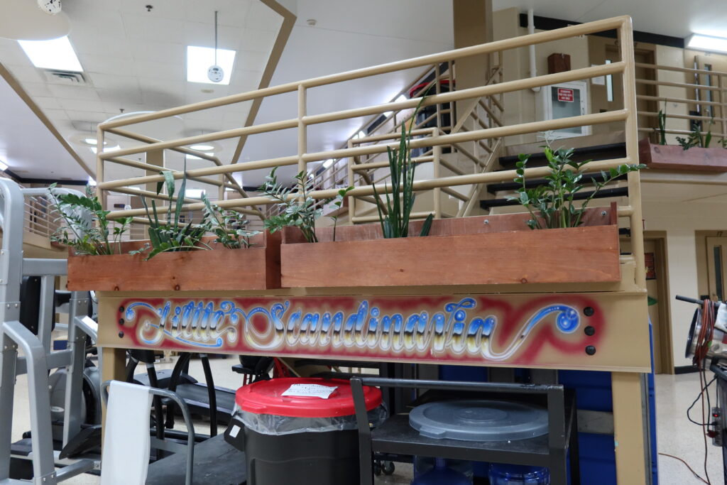 artwork inside the Little Scandinavia unit at SCI Chester