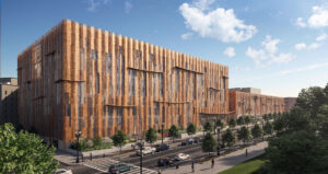 exterior rendering of new D.C. Correctional Treatment Center Annex
