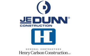 JE Dunn Construction and Henry Carlson Construction logos