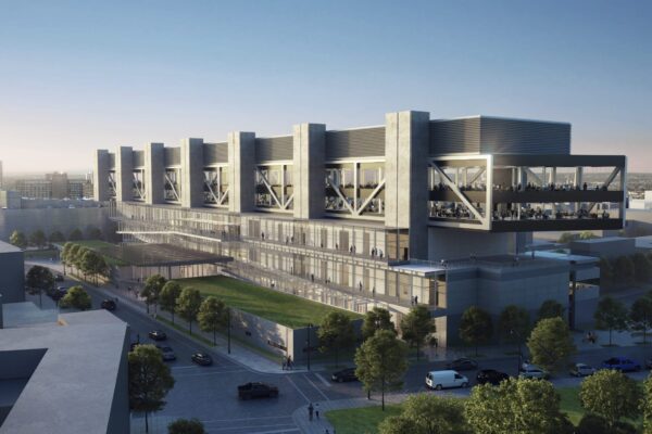 rendering of Honorbale Frank J. Guarini Justice Complex