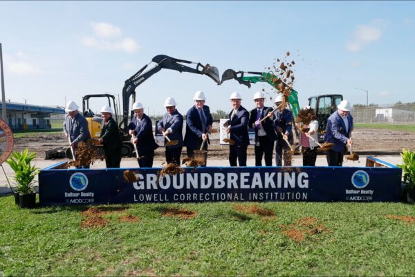 groundbreaking ceremony at Lowell Correctional Institution