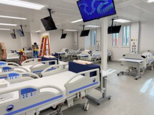interior of Johnson State Prison Medical Intensive Infirmary