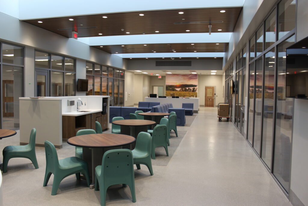 Cortech furniture in a treatment center room