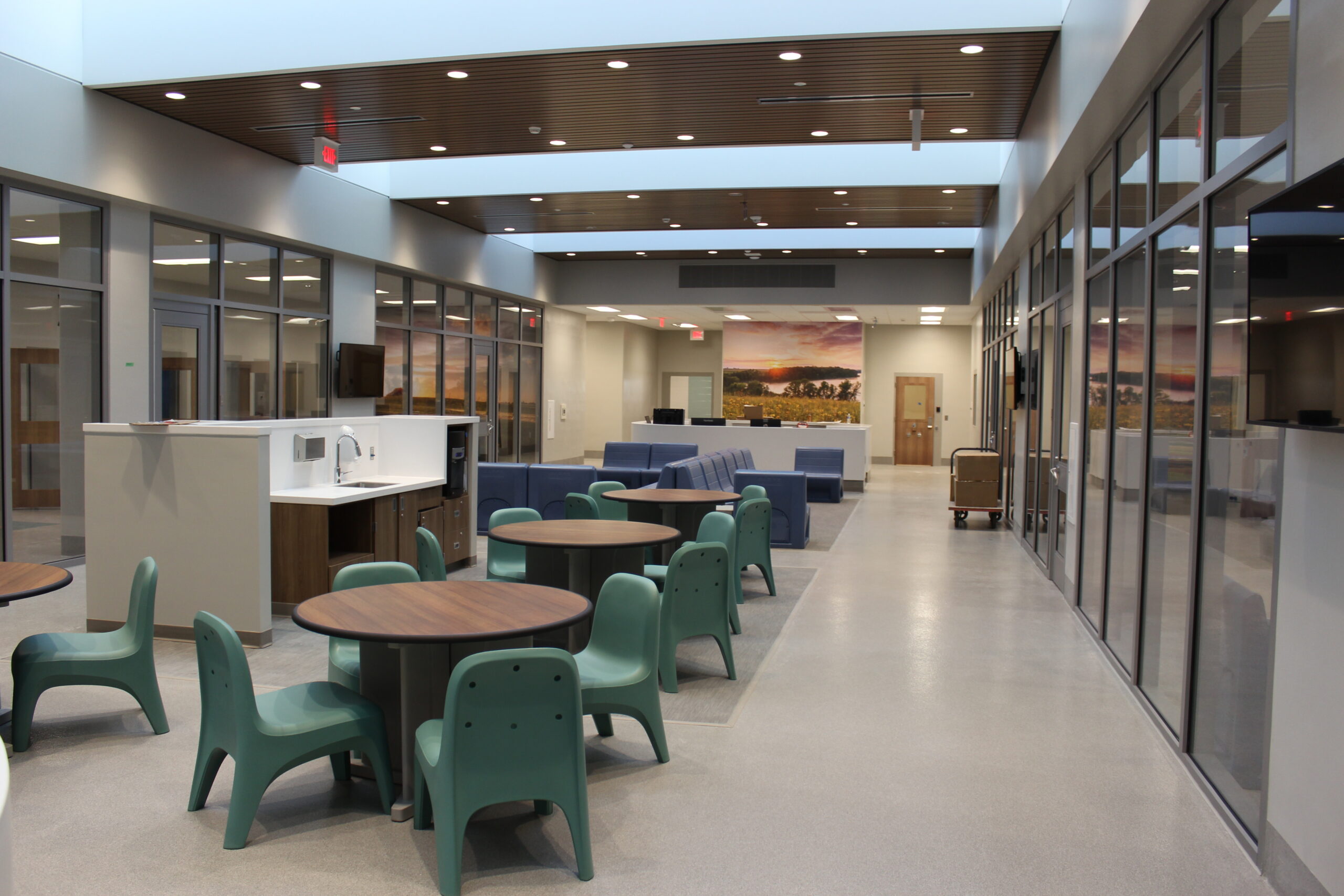 Cortech furniture in a treatment center room
