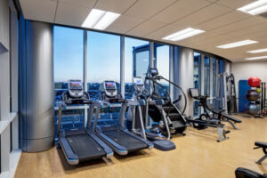 staff fitness area at a correctional facility