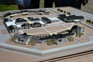 rendering of new juvenile justice facility in Grafton, Ohio