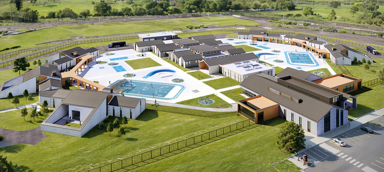 rendering of new juvenile justice facility in Grafton, Ohio