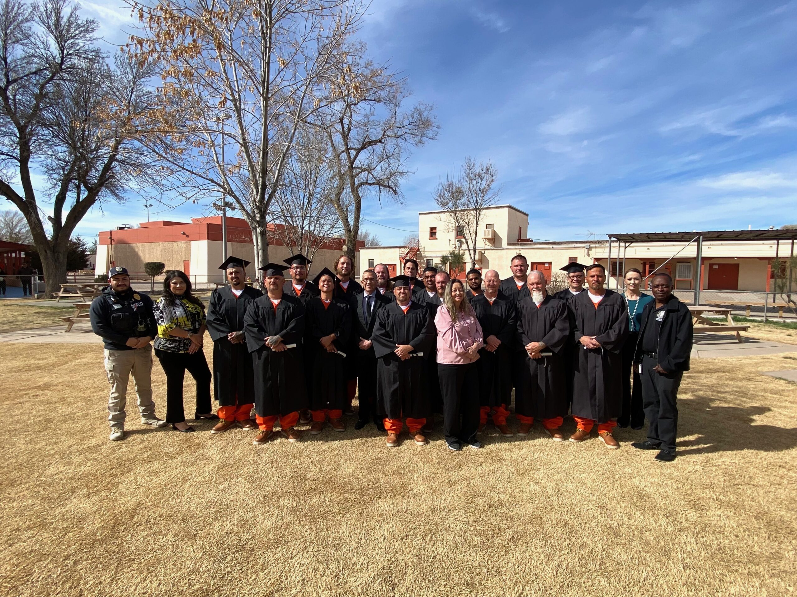graduates at New Mexico Corrections Department facility