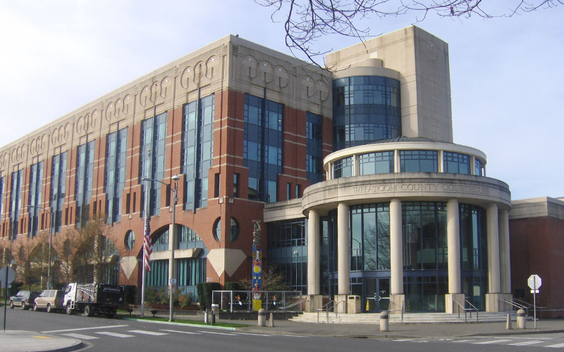 exterior of Whatcom County Courthouse