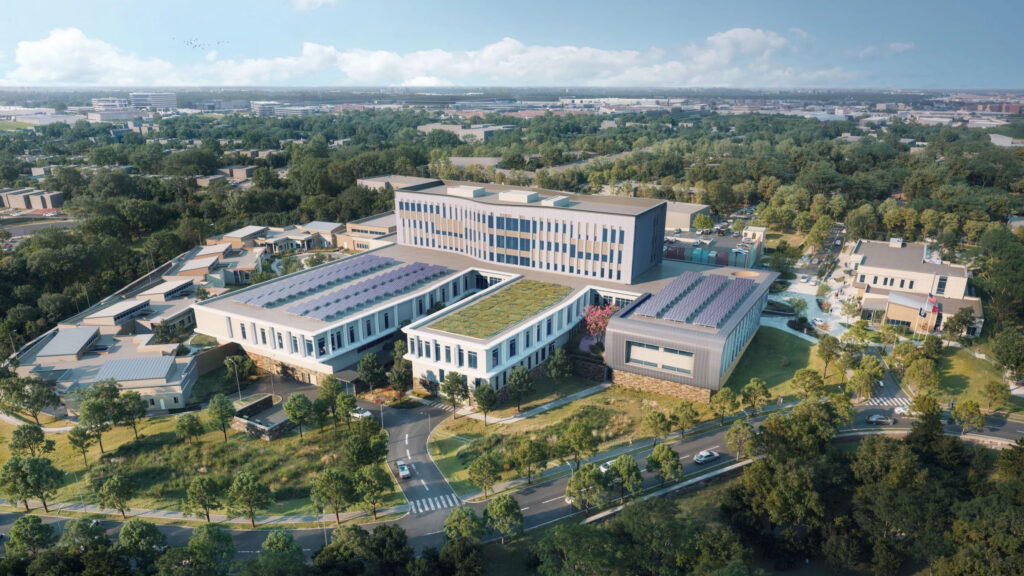 aerial rendering of Nashville Youth Campus for Empowerment