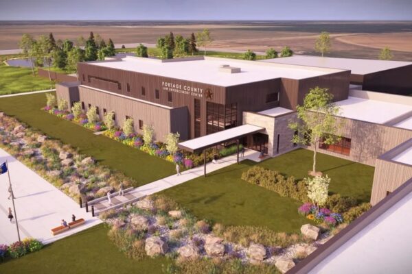 rendering of Portage County Jail and Law Enforcement Center