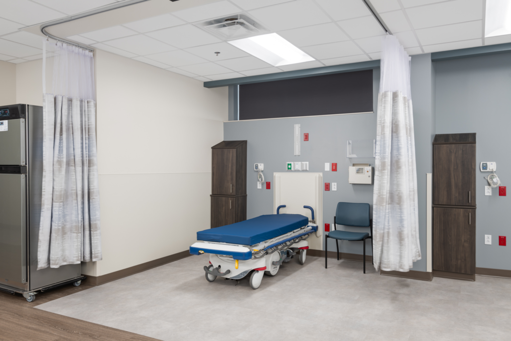 medical treatment space in a correctional facility
