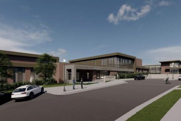 rendering of Jackson County Law Enforcement Center