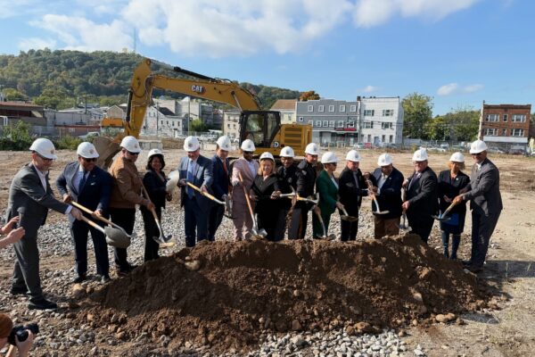 groundbreaking ceremony for Passaic County. N.J., government services building