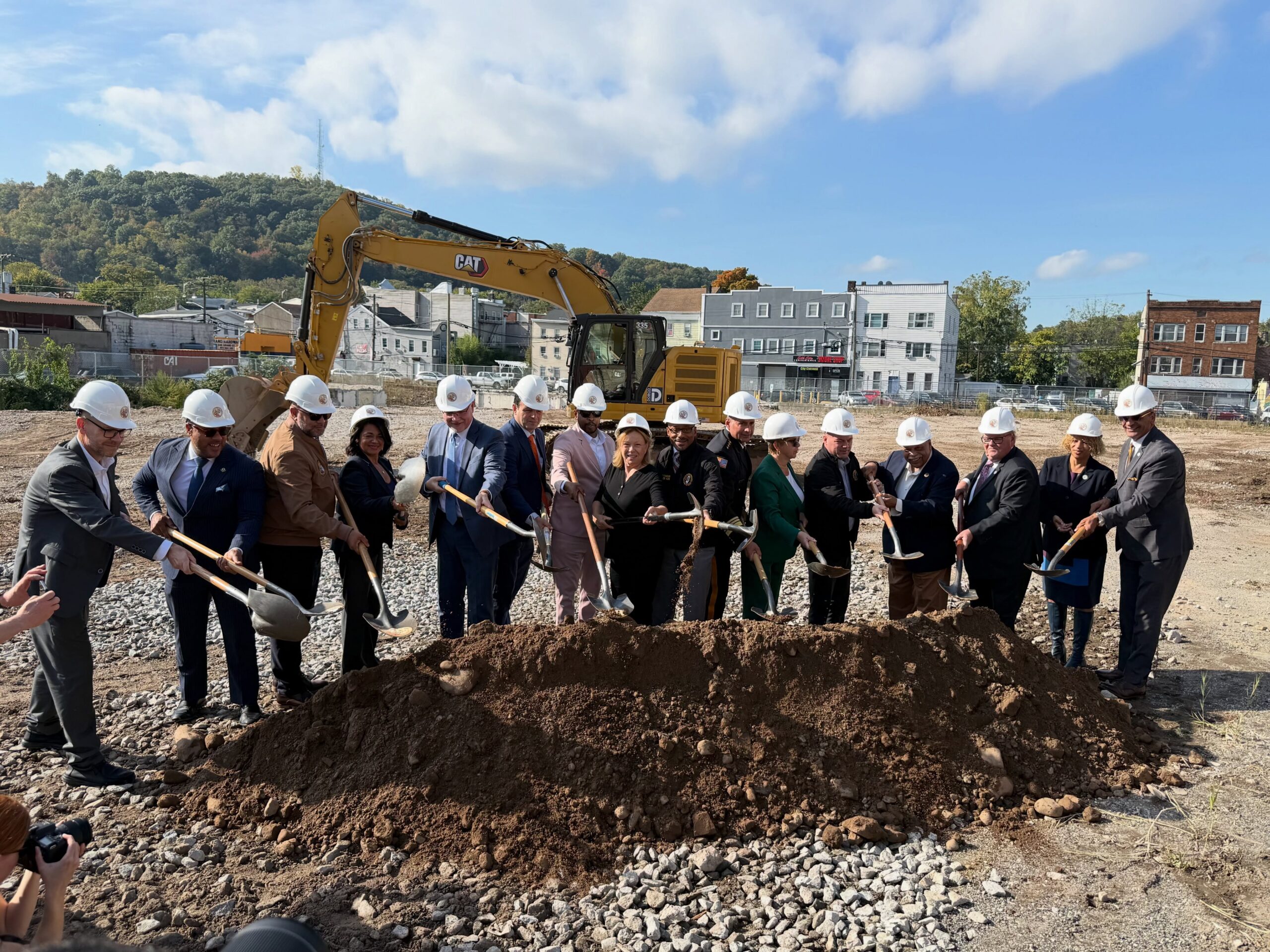 groundbreaking ceremony for Passaic County. N.J., government services building