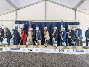 TJJD project representatives at groundbreaking ceremony