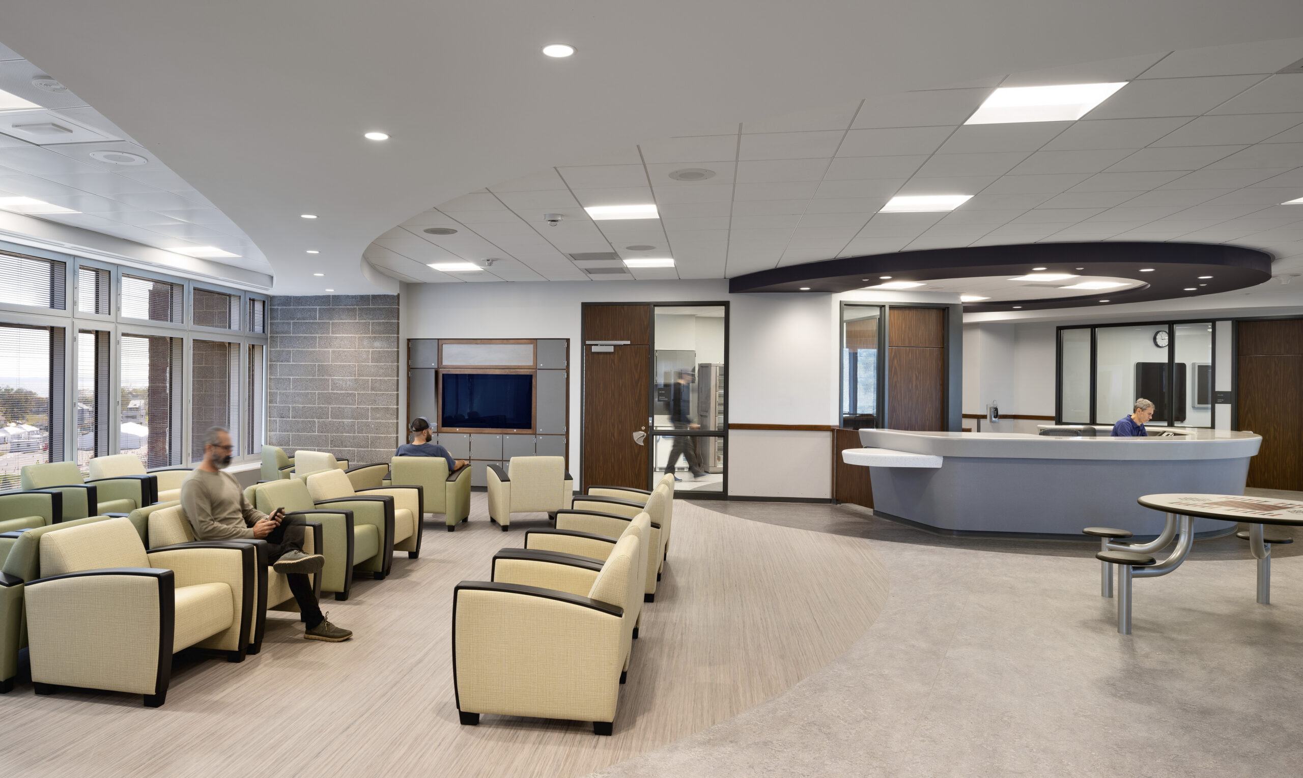 waiting area of South Beach Psychiatric Center